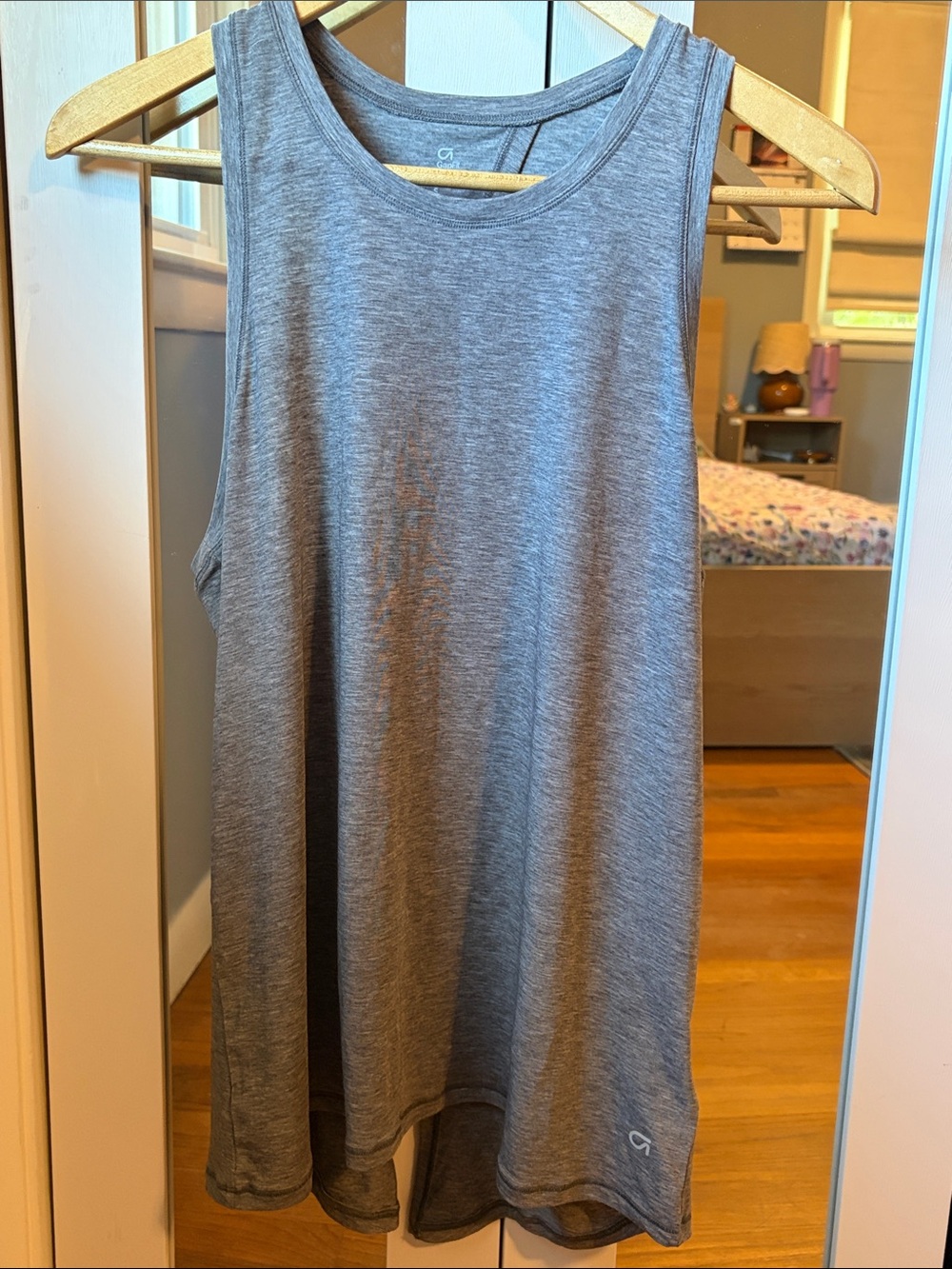 GAP Fit Heather Gray Breathe Tank